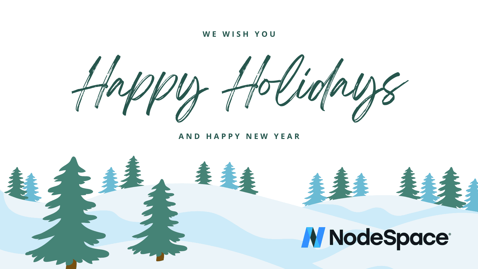 We wish you a Happy Holidays and Happy New Year!